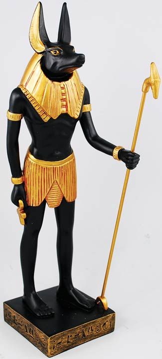 Anubis 12" Statue - Ancient Egyptian God of the Dead