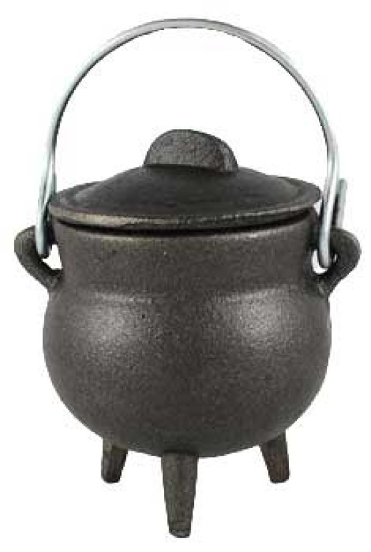 Plain Cast Iron Cauldron 3"