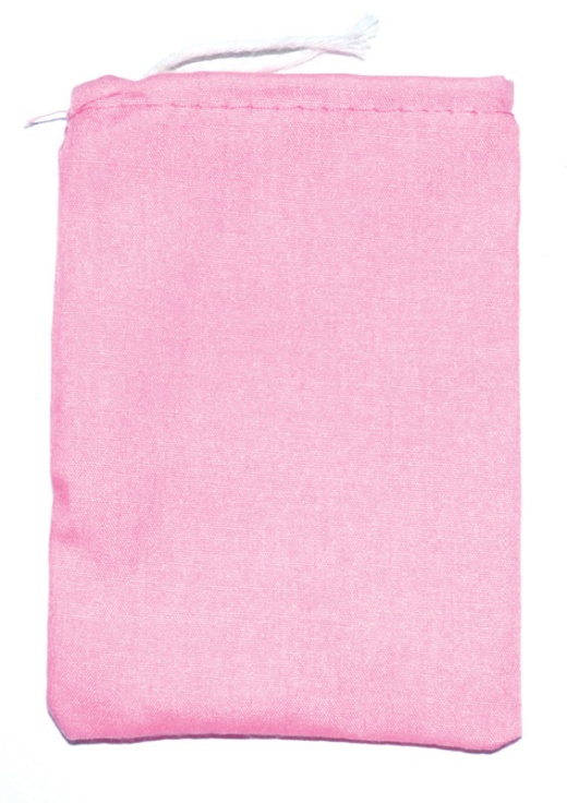 Pink Cotton Bag for Healing, Love, and Friendship Spells