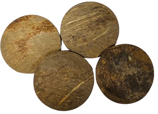 Set of 4 Chamalongo Coconut Tops for Divination