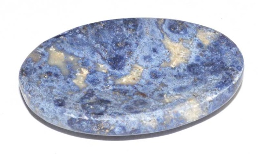 Dumortierite Worry Stone - Improve Focus, Confidence, and Memory
