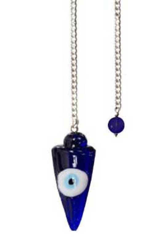 Glass Evil Eye Pendulum