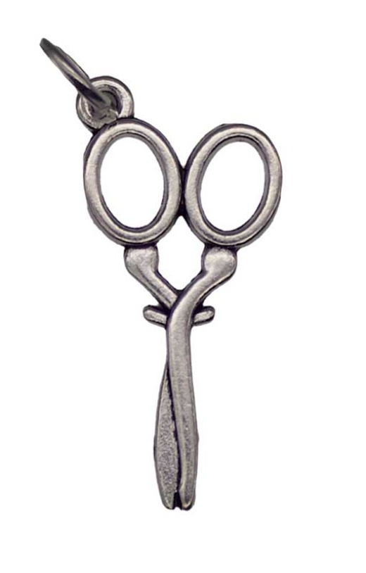1" Scissor Amulet - A Symbol of Separation and Unity