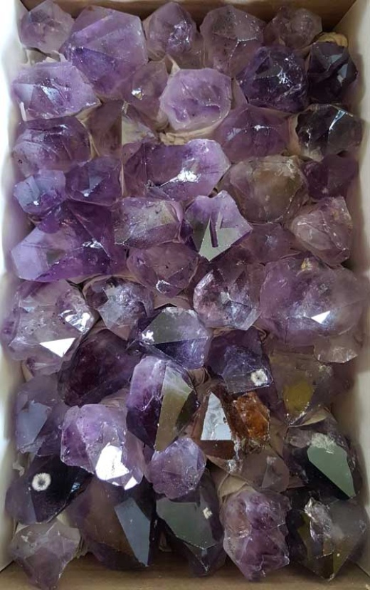 Amethyst Points - A Unique Collection of 30-40 Pieces