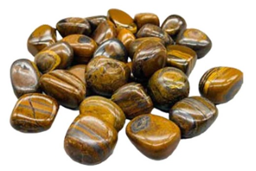 1 Lb Tiger Jasper Tumbled Stones for Positivity and Confidence