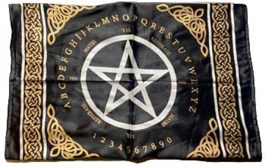 24"X24" Pentagram Pendulum/Ouija Altar Cloth