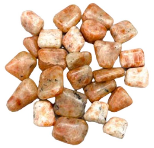 1 Lb Natural Sunstone Tumbled Stones - Warmth, Strength, and Vitality