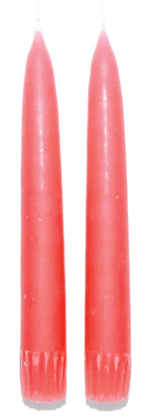 7" Mauve Taper Pair