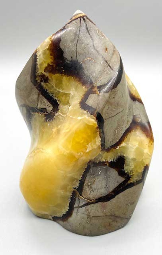 Septarian Flame Shape - Powerful Grounding Stone for Emotional Balance