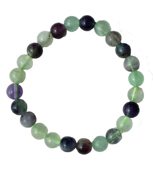 8Mm Fluorite Power Stone Bracelet - Buy Online
