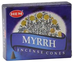 Myrrh Hem Cone 10 Cones by HEM