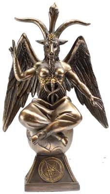 Baphomet Statue - 9 1/2" Cold Cast Resin Collectible
