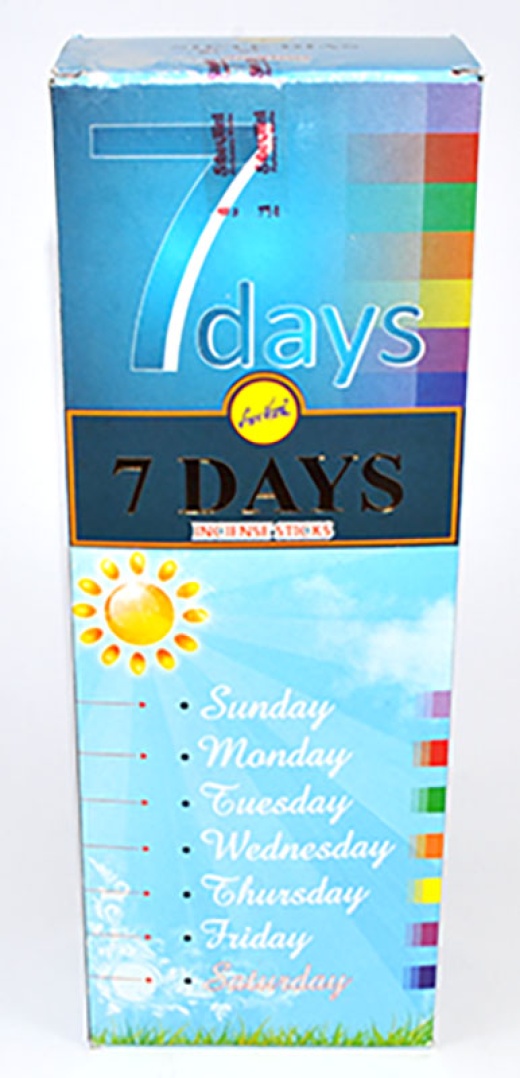 Box Of 6) 7 Days Sree Vani Stick