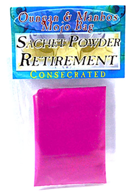 Retirement Sachet Powder Consecrated - Magical Solution for New Beginnings