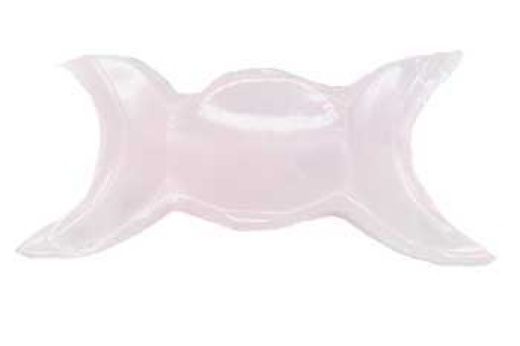 5" Triple Moon Offering Plate - Pink Calcite for Spiritual Balance