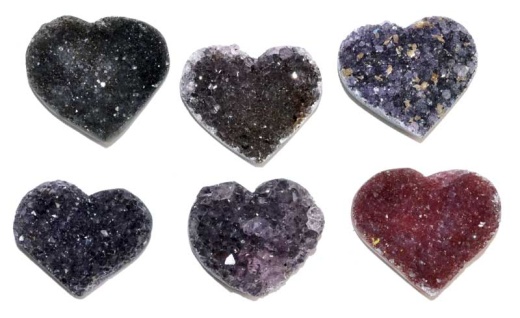 1+ Amethyst Rainbow Heart - A Symbol of Peace and Happiness
