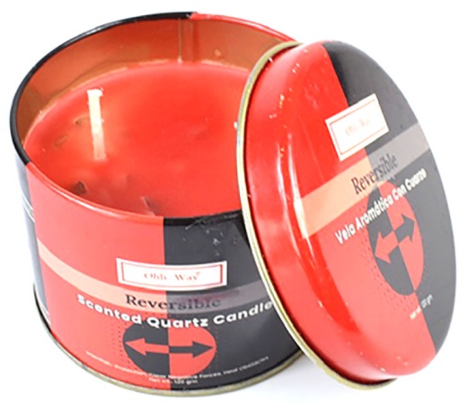 Reversible Quartz Tin Candle