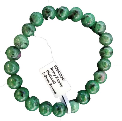 5Mm - 8Mm Ruby Zoisite Elastic Bracelet