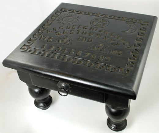 Spirit Board Altar Table with Drawer - 12" x 12" x 9"