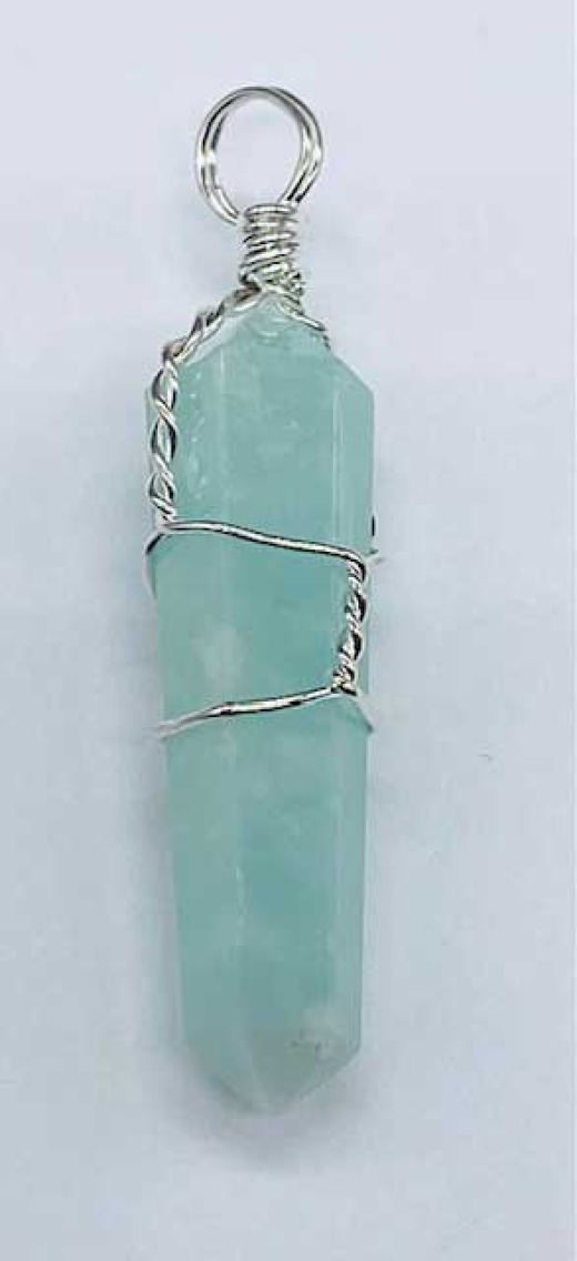 Set of 5 Amazonite Wire Wrapped Point for Emotional Healing and Spiritual Growth