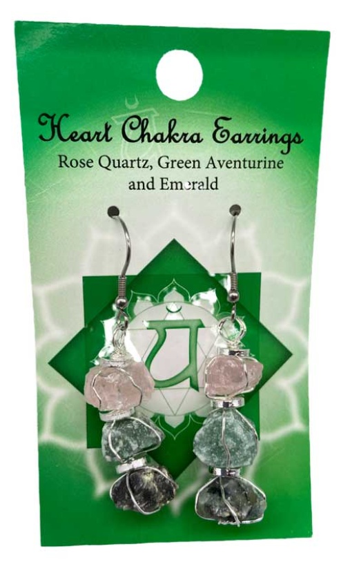 Heart Chakra Earrings - Buy Online