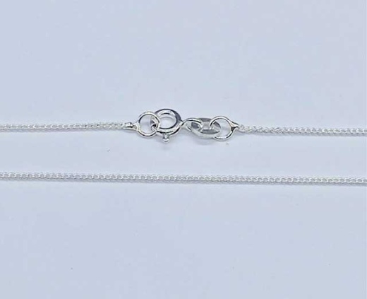 20" Sterling Curb Chain