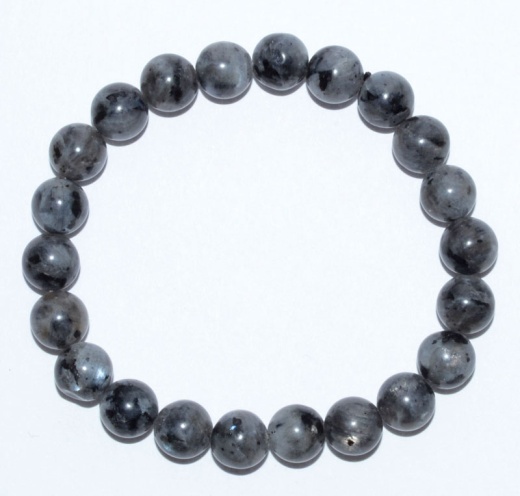 8Mm Black Labradorite Beaded Bracelet - Unlock the Power of Inspiration and Intuition