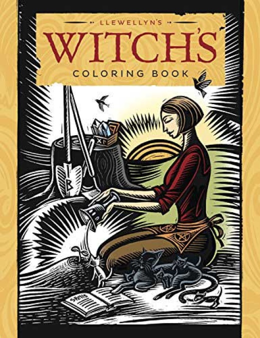 Witch's Coloring Book By Llewellyn