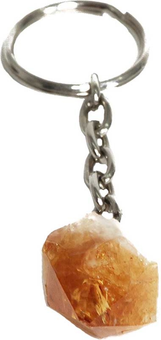 Citrine Keychain - Attract Abundance and Good Fortune