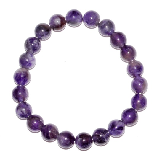 8Mm Amethyst Bracelet