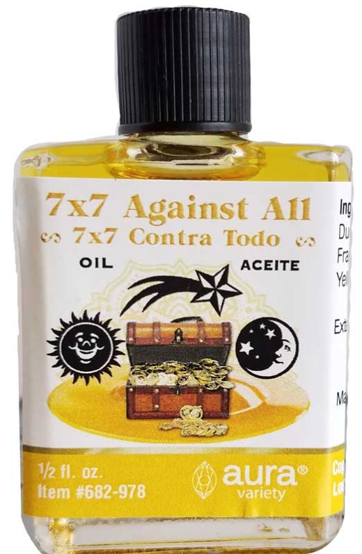 7X7 Against All Oil 4 Dram - Protection and Well-being in a Bottle