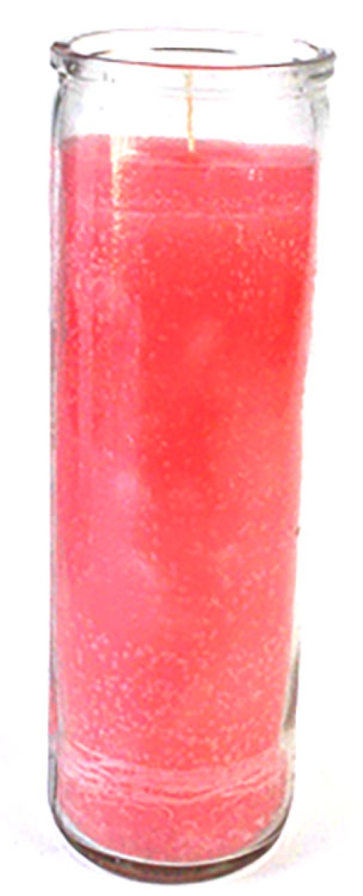 Pink 7-Day Jar Candle - Enhance Your Spiritual Practices