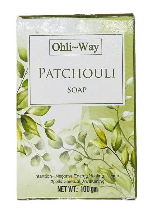 100Gm Patchouli Soap Ohli-Way for Negative Energy Healing and Spiritual Awakening