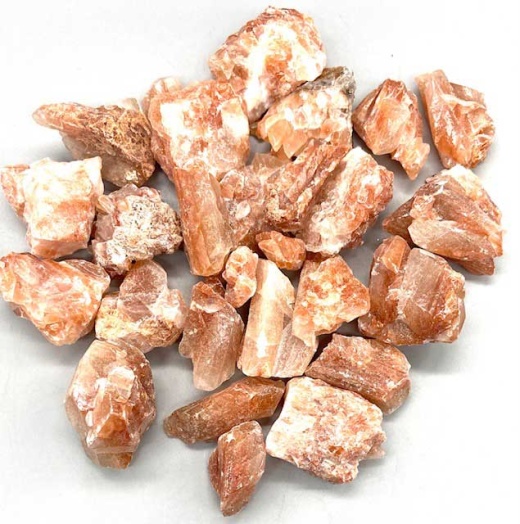 1 Lb Red Calcite Untumbled Stones