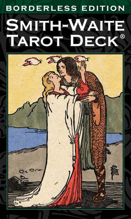 Smith-Waite Borderless Tarot Deck By Pamela Colman Smith
