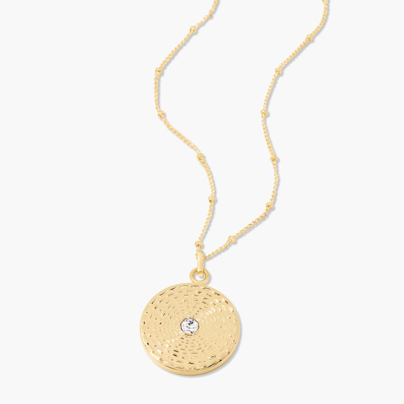 Catalina Coin Pendant - Gold