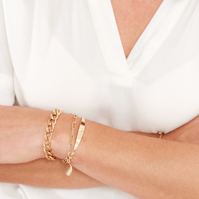 Whitney Cuff Bracelet - Gold