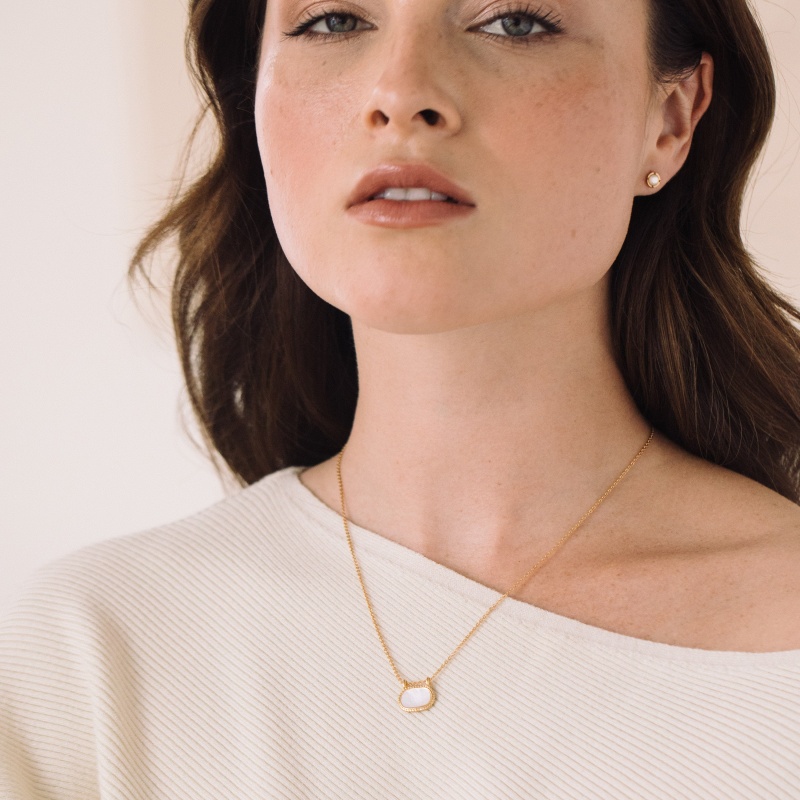 Kendall Pearl Pendant - Gold