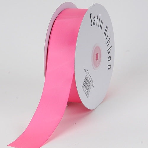 Hot Pink - Satin Ribbon Single Face - ( 7/8 Inch | 100 Yards )