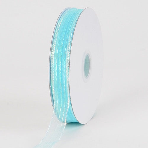 Aqua - Corsage Ribbon - ( W: 3/8 Inch | L: 50 Yards )