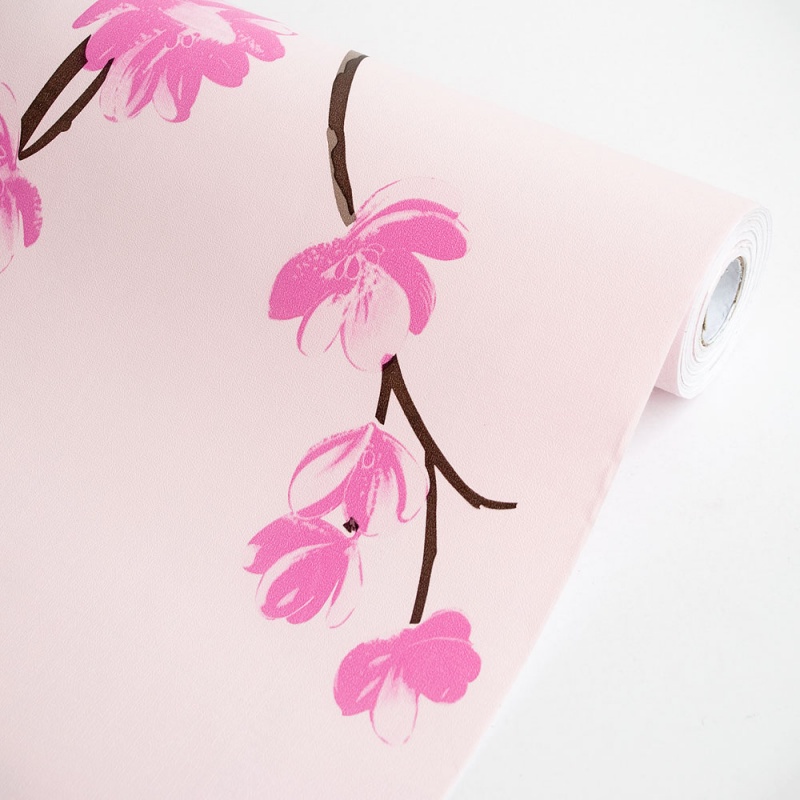Pink Magnolia - Self-Adhesive Wallpaper Home Decor