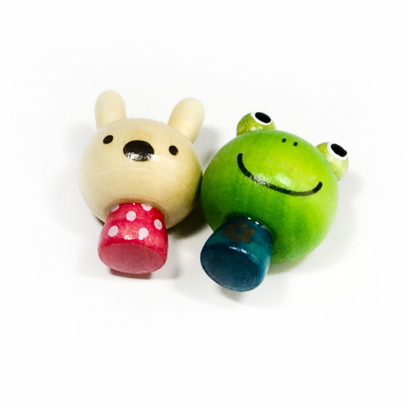 - Refrigerator Magnets - Mini Frog & Rabbit
