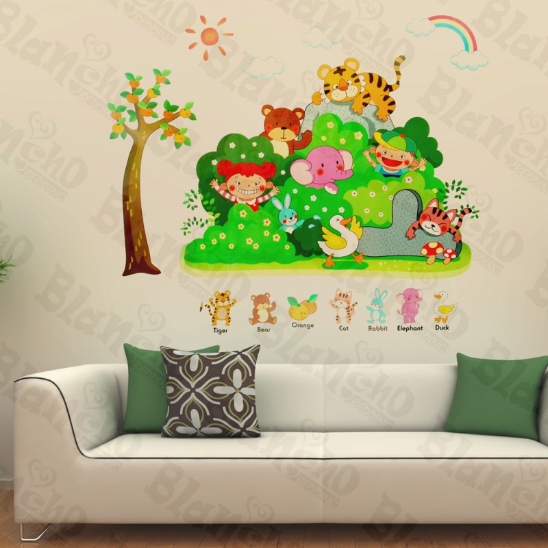 Animals' Party - Wall Decals Stickers Appliques Home déCor