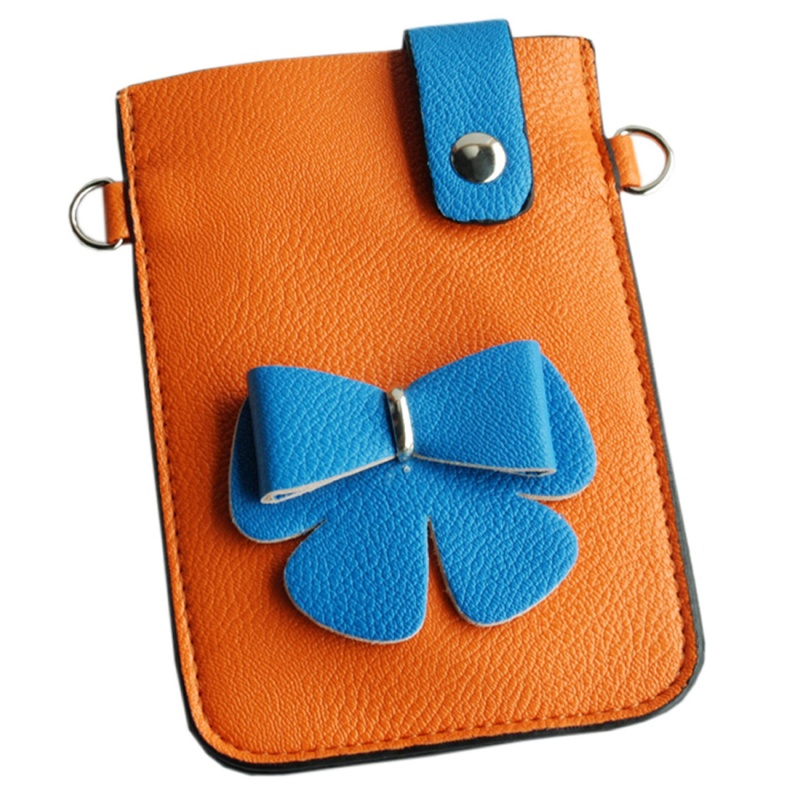 Colorful Leatherette Mobile Phone Pouch Cell Phone Case Clutch Pouch - Color Collision