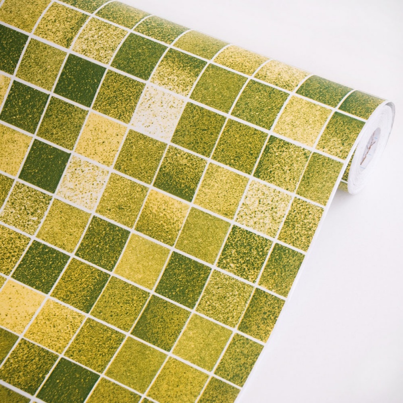 Lemon Mosaic - Self-Adhesive Wallpaper Home Decor
