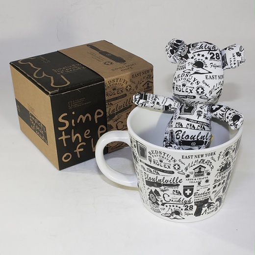 Sync - Stuffed Bear Mug - Graffiti