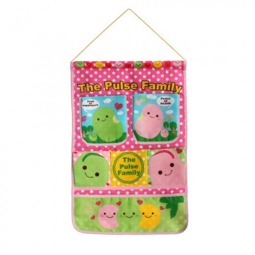 Pink Wall Hanging Wall Organizers Baskets - The Pulse Family by Blancho Bedding