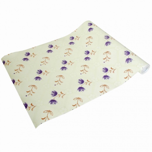 Decorative Flowers Self-Adhesive Wallpaper - Multi-Color