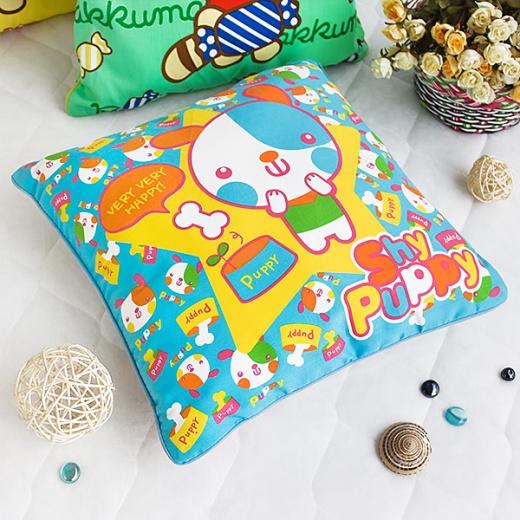 Shy Puppy Decorative Pillow Cushion