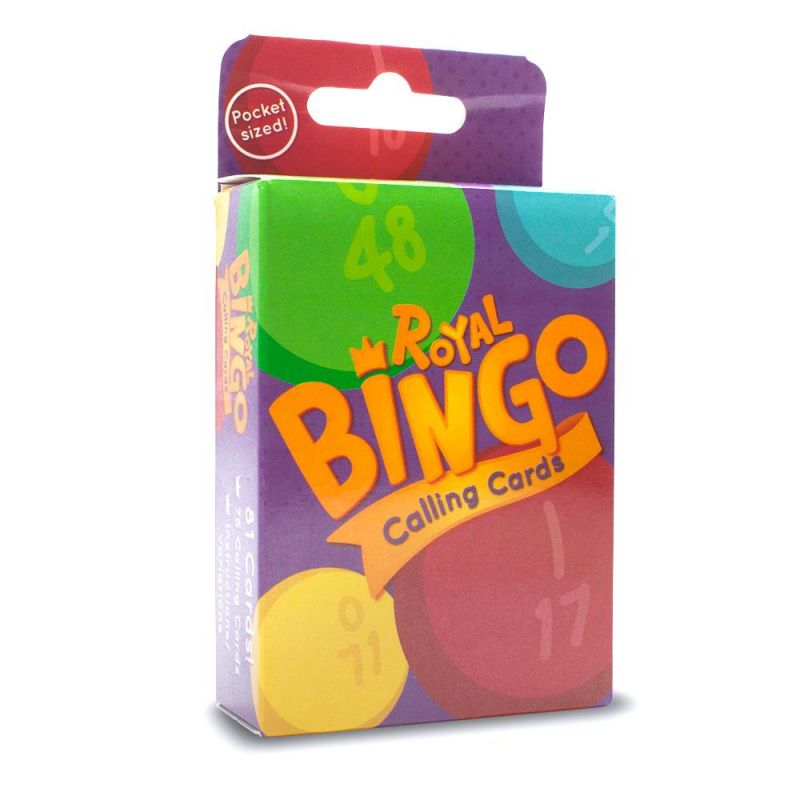Pack Of 81 Bingo Calling Cards - Pocket-Sized, Easy-Read